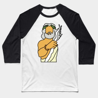 Jupiter/Zeus Illustration Baseball T-Shirt